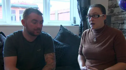 Louise Simons and Jamie Chrichard