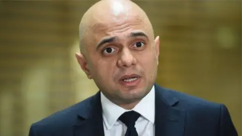 PA Mr Javid said he would make a "grand gesture" to the Irish government