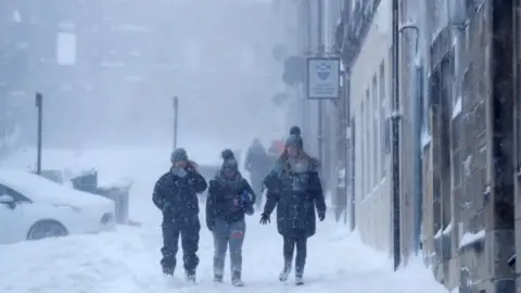 Reuters People walking in Stirling