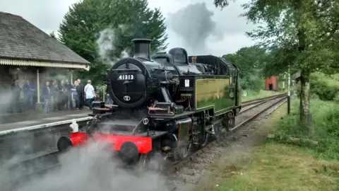 East Somerset Railway Engine 41313 restored by East Somerset Railway