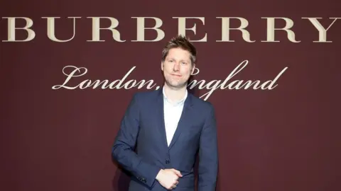 Getty Images Christopher Bailey at the Burberry Seoul Flagship store