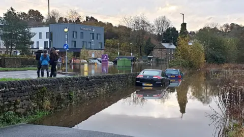 BBC Flooding in Matlock Bath