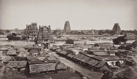 Samuel Bourne / Hulton Archive / Getty Images Sri Ranganathaswamy Temple, Srirangam