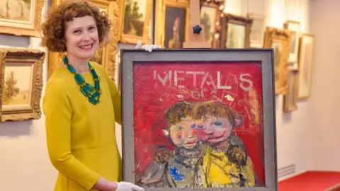 PA Media The Yellow Jumper, which features a "glorious" depiction of children in the now largely demolished neighbourhood of old Townhead in Glasgow