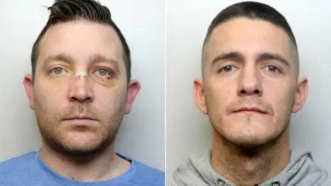 Derbyshire Police Geza Horvath (left) and Daniel Zemencsik (right)