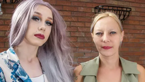 Adam Hughes / SWNS.com Lewis Bailey and mum Natalie