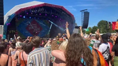 BBC Main stage at Pride Day Festival