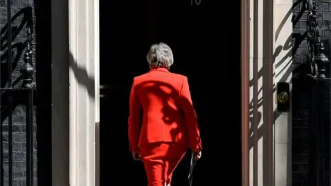 Reuters Theresa May entering no 10