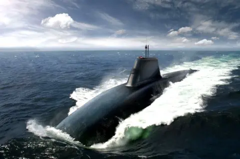 MOD Crown copyright  Dreadnought submarine