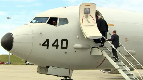 P-8A Poseidon at RAF Lossiemouth