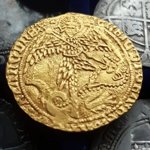 Gareth Millward Henry VII gold coin Derbyshire