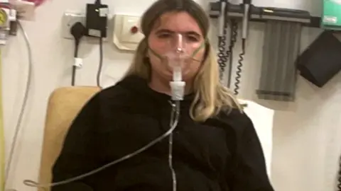 Family handout Kayla Lamb in hospital