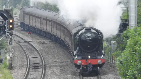 Roy Venkatesh The Flying Scotsman steaming through Kennington Junction
