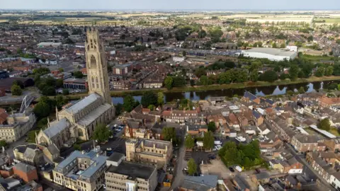 PA Media Aerial view of Boston