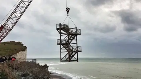 Ruth Blacksall Birling Gap stairs