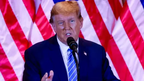 Donald Trump at Mar-a-Lago in Palm Beach, Florida, on 5 March 2024