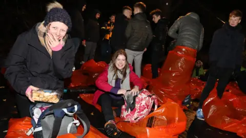 PA Media World's Big Sleep Out event in Edinburgh