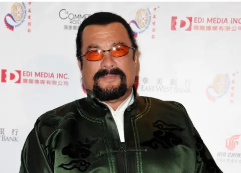 Getty Images Actor Steven Seagal at the 2014 Chinese American Film Festival in California