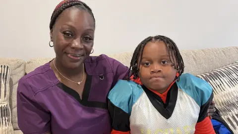 Single-mum Jameka Humphries says inflation has left them struggling