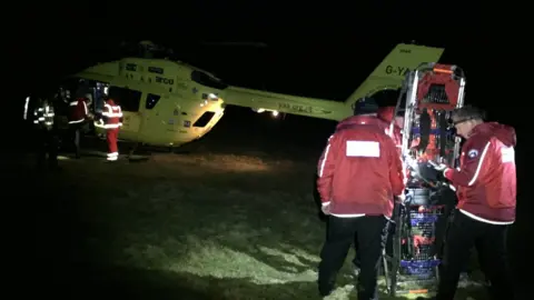 Cleveland Mountain Rescue Team Air ambulance