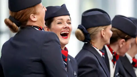 Getty Images British Airways crew