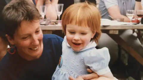 Rosie as a child with her mother