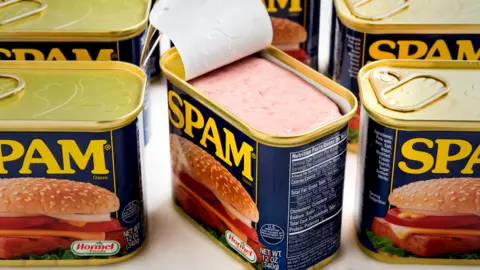 Getty Images Cans of Spam
