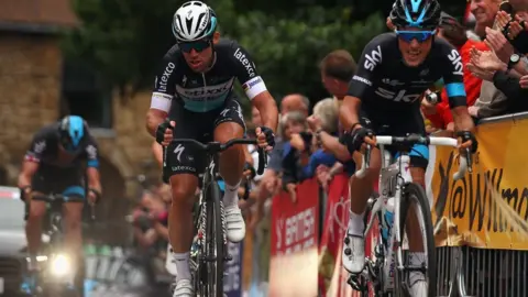 Getty Images Mark Cavendish and Peter Kennaugh