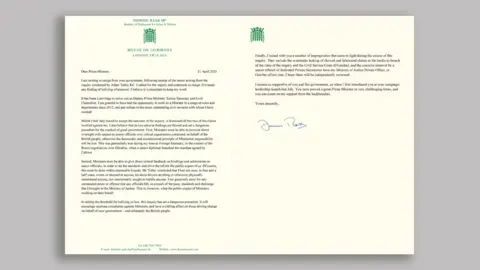 PA Media Raab resignation letter