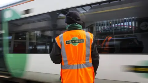 Getty Images Southern worker on platform