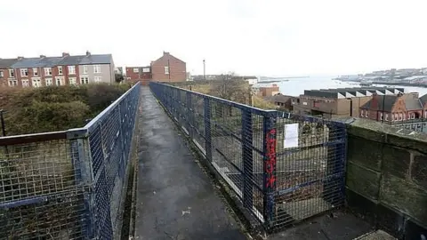 Newcastle Chronicle The footbridge
