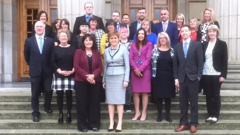 Nicola Sturgeon in Dundee