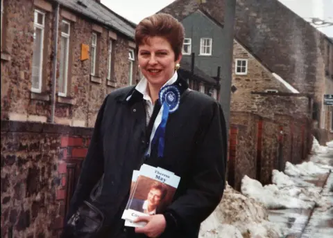 Andrew Parsons/i-images Theresa May in 1992