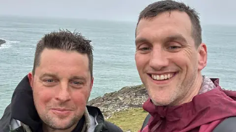 Maxwell Family Fund Craig with Sam Warburton