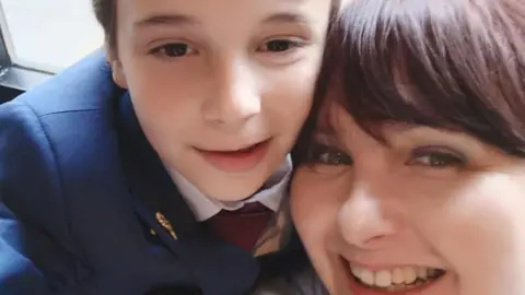 Ward family Finn McDaid and Jacqueline Ward