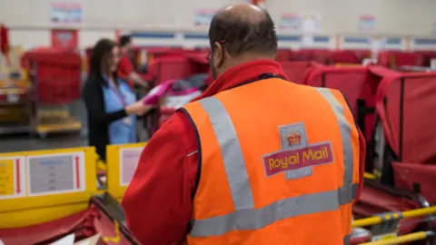 Getty Images Royal Mail worker