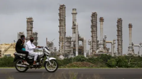 Bloomberg/GettyImages The Jamnagar oil refinery in Gujarat, India