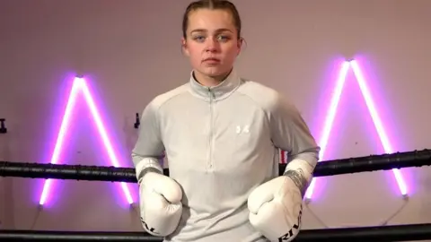 Professional boxer Georgia O'Connor
