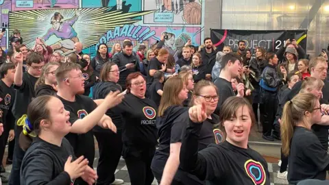 Michelle Tohill the flashmob