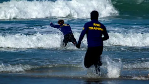 Vince Timson Lifeguards training