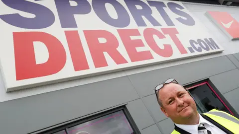 Evans Cycles Mike Ashley, founder and chief executive of Sports Direct