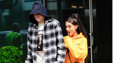 Getty Images Ariana Grande and Pete Davidson