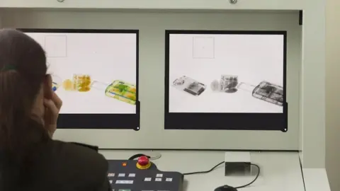 Getty Images Airport security scanner