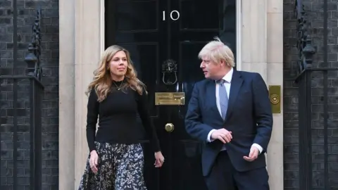 PA Media Carrie and Boris Johnson