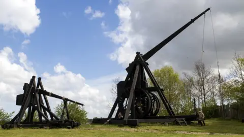 Getty Images A trebuchet in Nykøbing Falster, Denmark