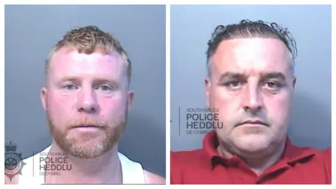 South Wales Police mug shots of a
