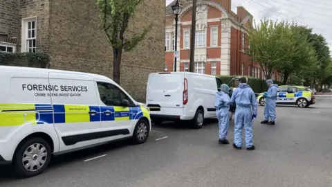 BBC Forensic services at the scene