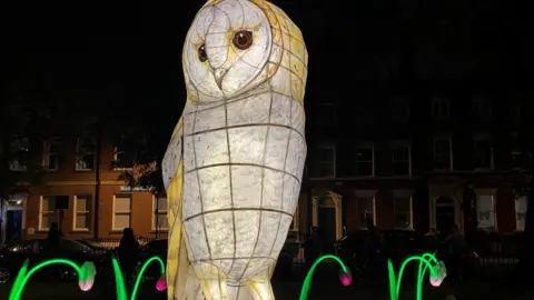 Leeds City Council Owl lamp 2021