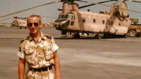 Fuller family Kerry Fuller pictured during the Gulf War