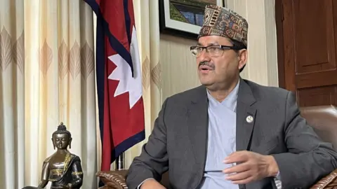 Surendra Phuyal  Nepal's Foreign Minister NP Saud